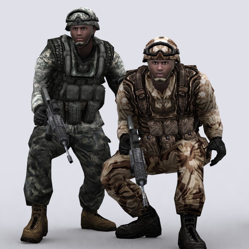 3d army marines characters