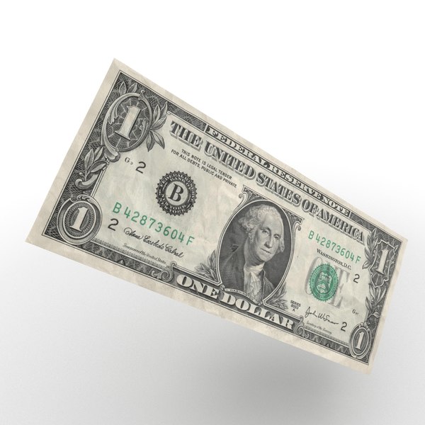 3d Dollar Bill Model