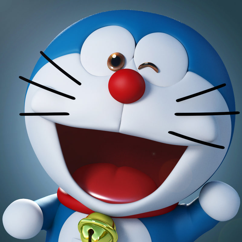 3dsmax Doraemon
