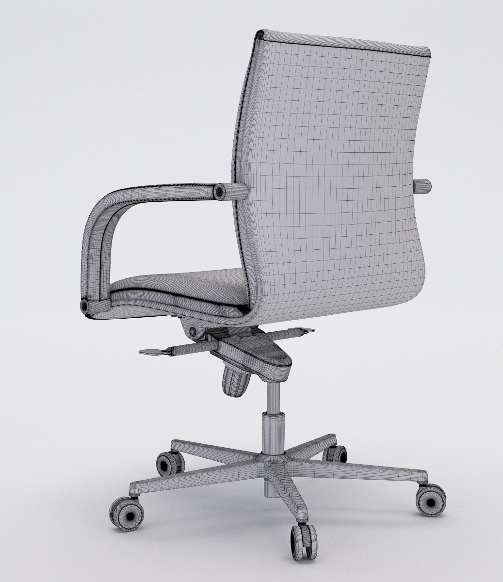 3d office chair