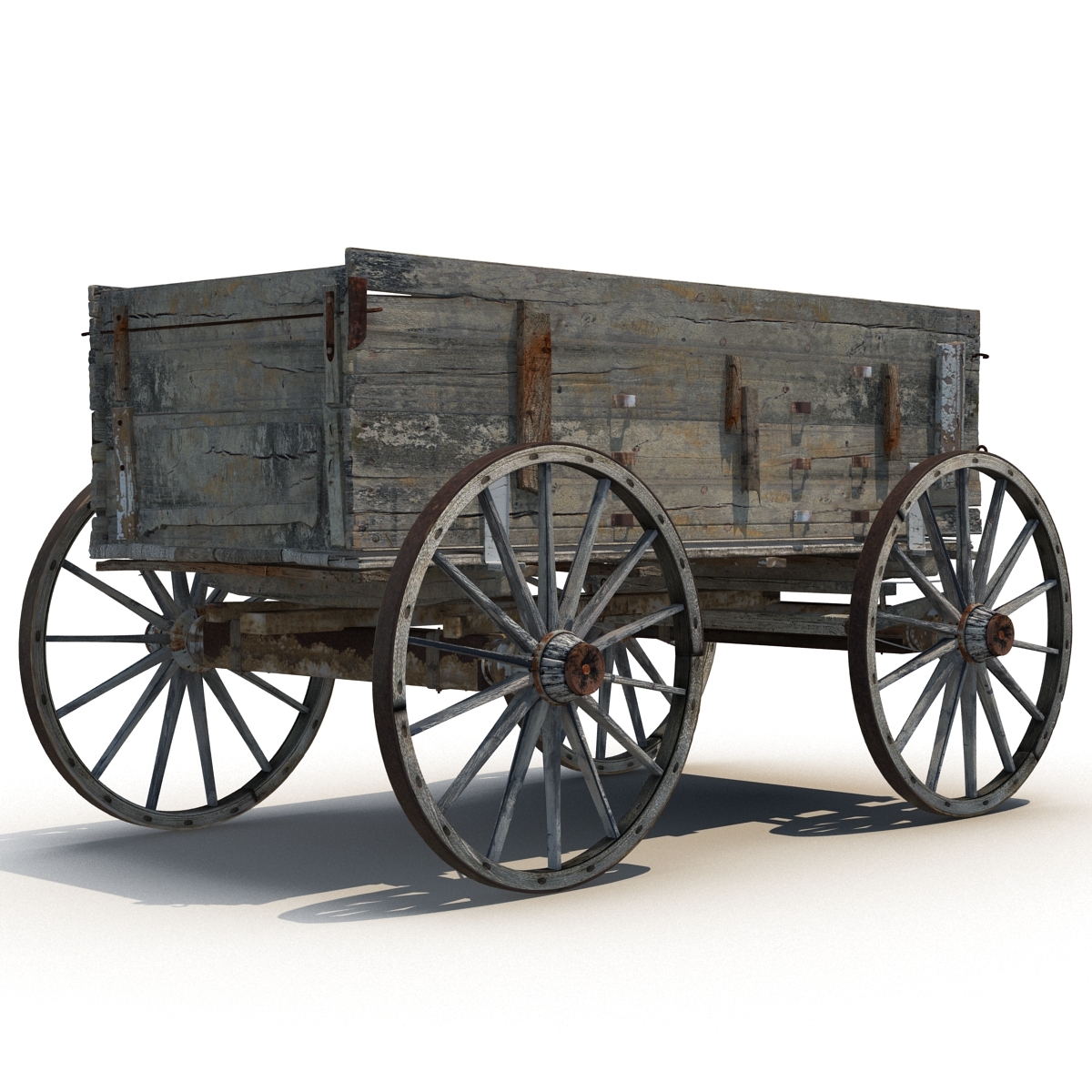 old wooden wagon
