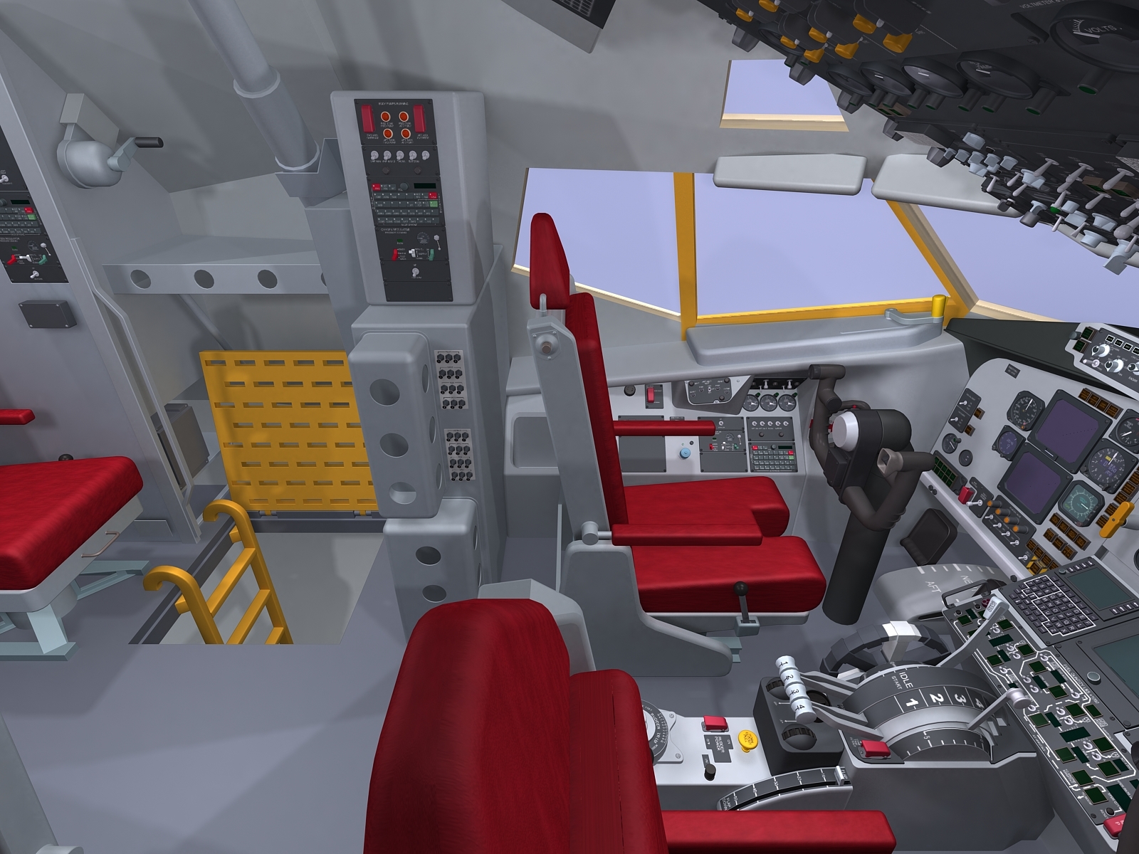 kc-135驾驶舱.3d模型