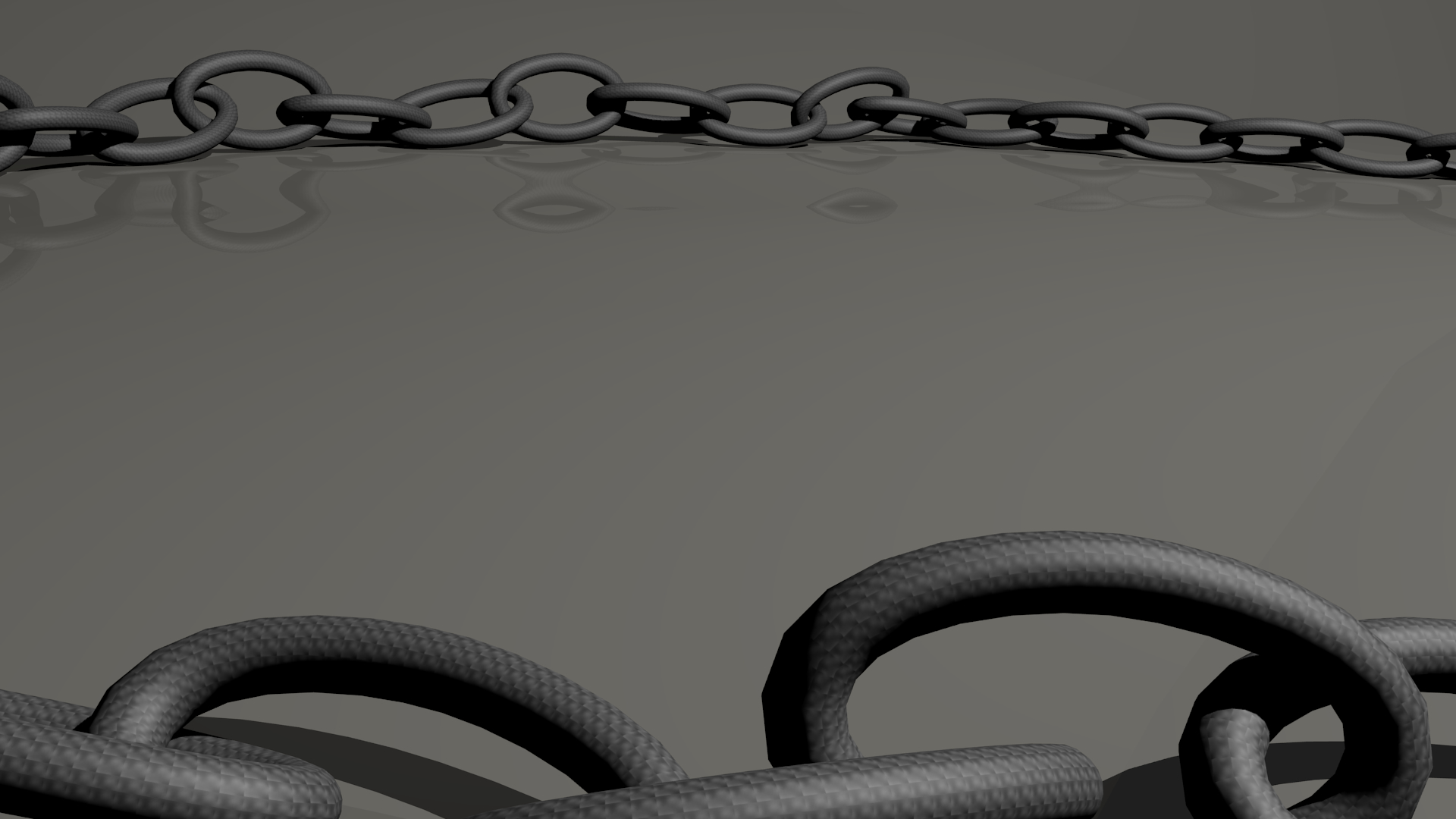 realistic chain 3d obj