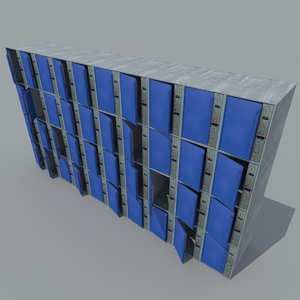 metal storage 3d model