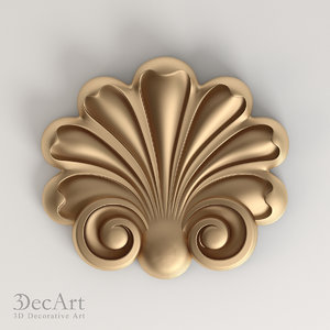 3ds max carved shell