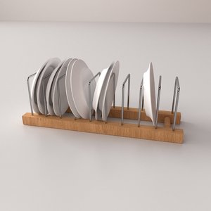 plate rack v2 3d model