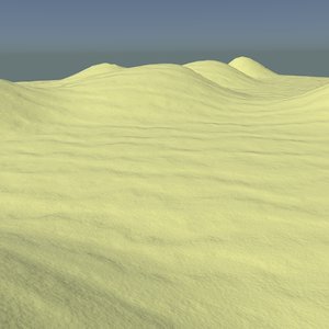 sand sandy terrain 3d blend