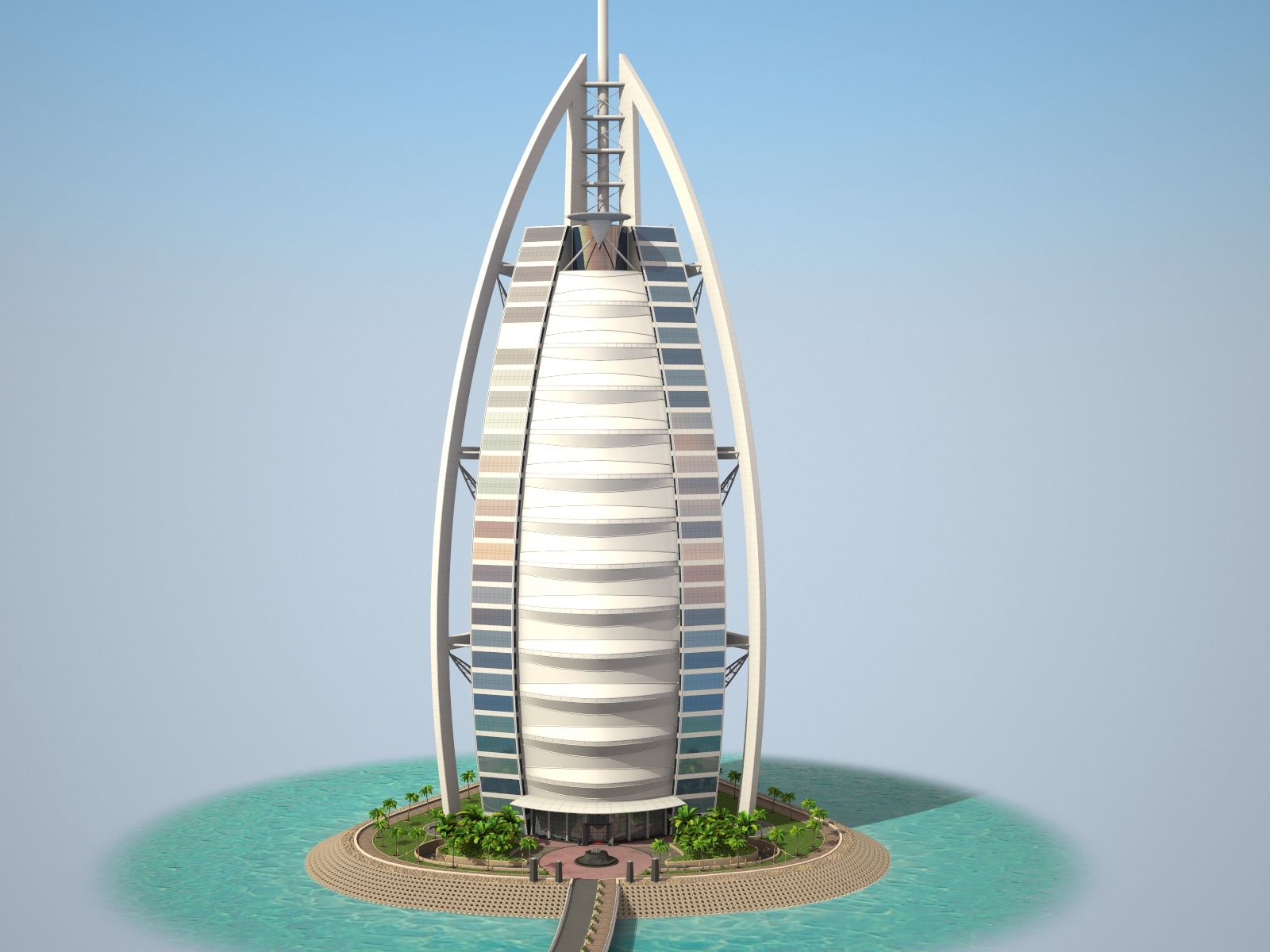 28 Этажный небоскрёб Burj al arab