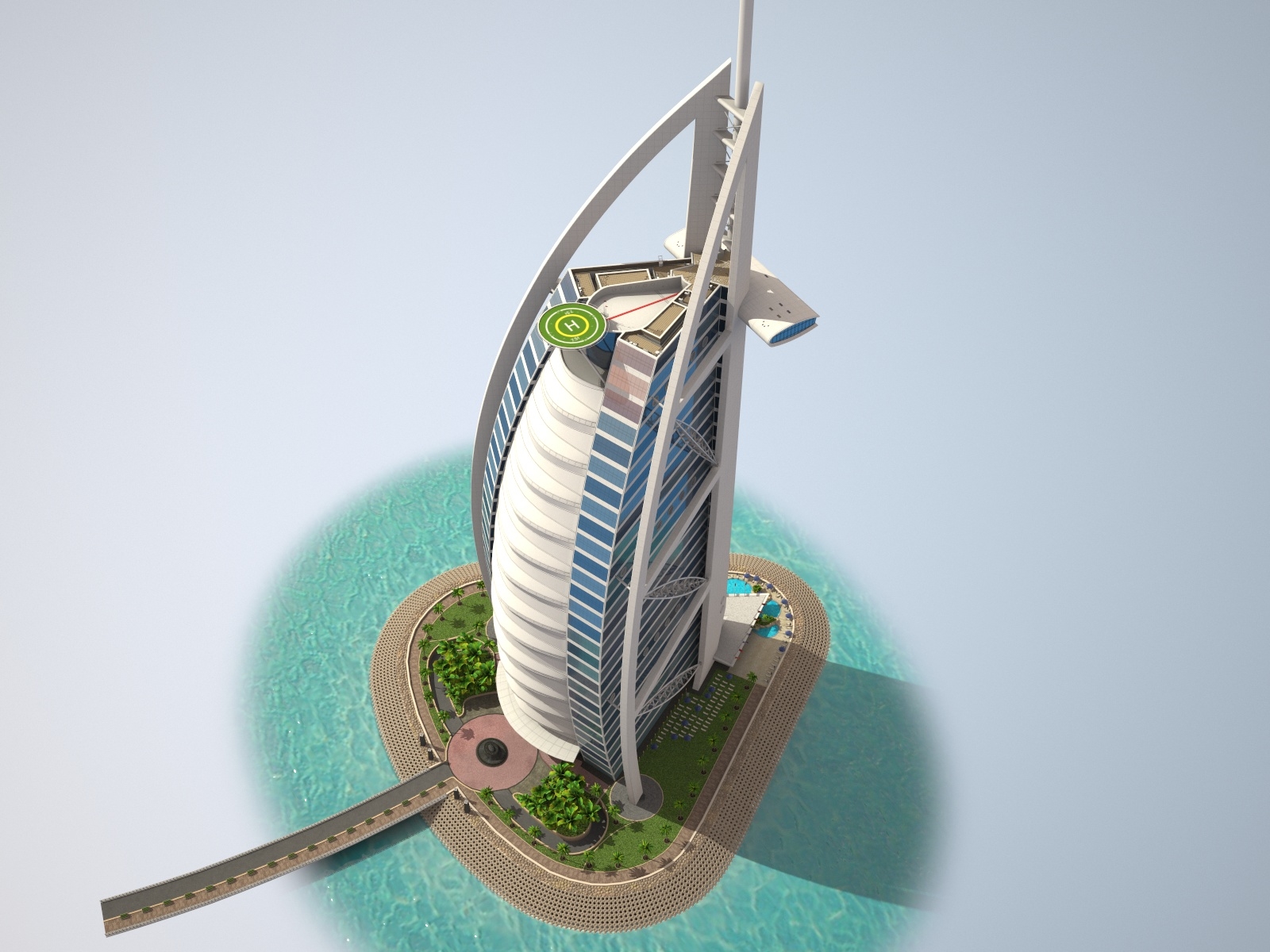 28 Этажный небоскрёб Burj al arab