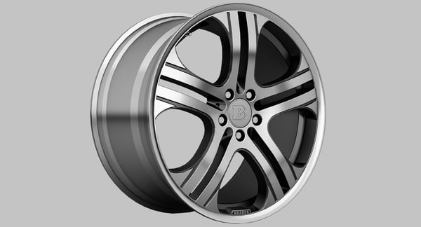 3ds Max Brabus Monoblock Wheels