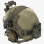 3d model ballistic combat helmet