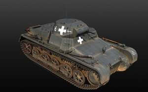 panzer panzerkampfwagen 101 - 3d model