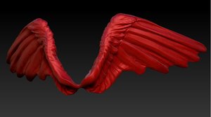 3d model wings