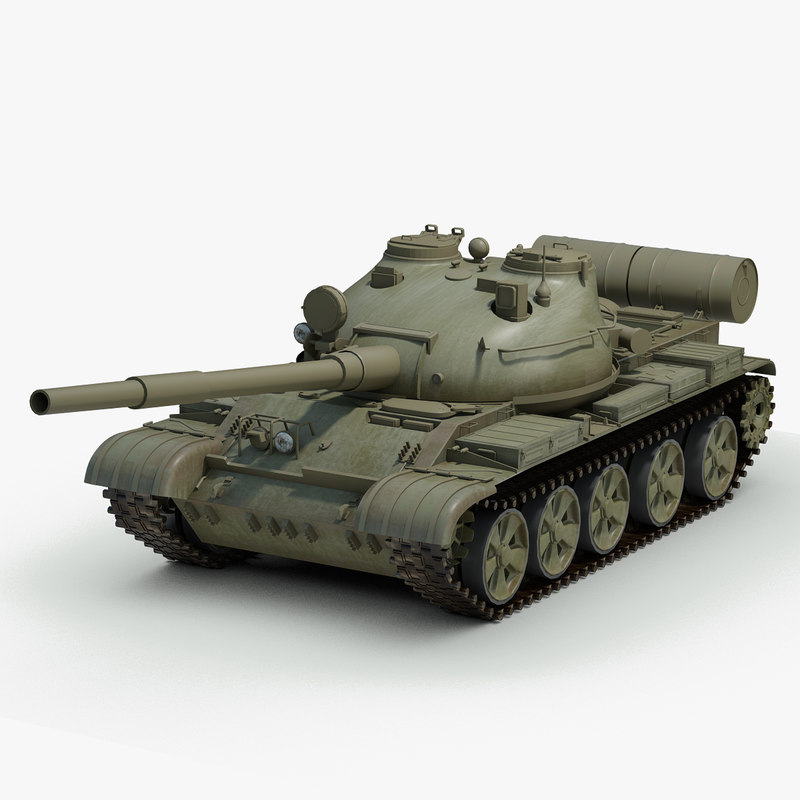 3d model soviet t62 tank tracks