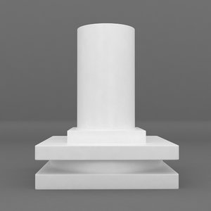 max square base printable pedestal