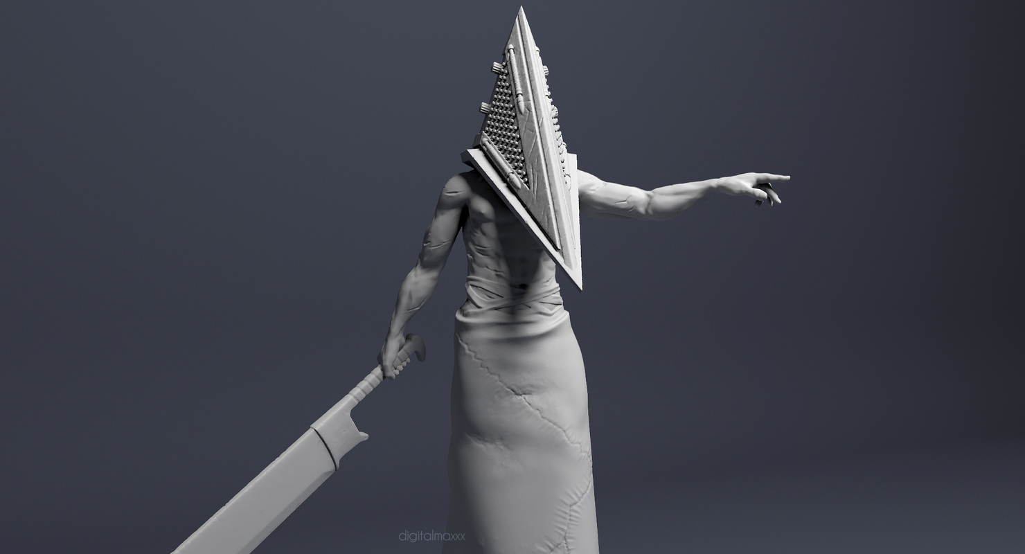 3ds max pyramid head 2