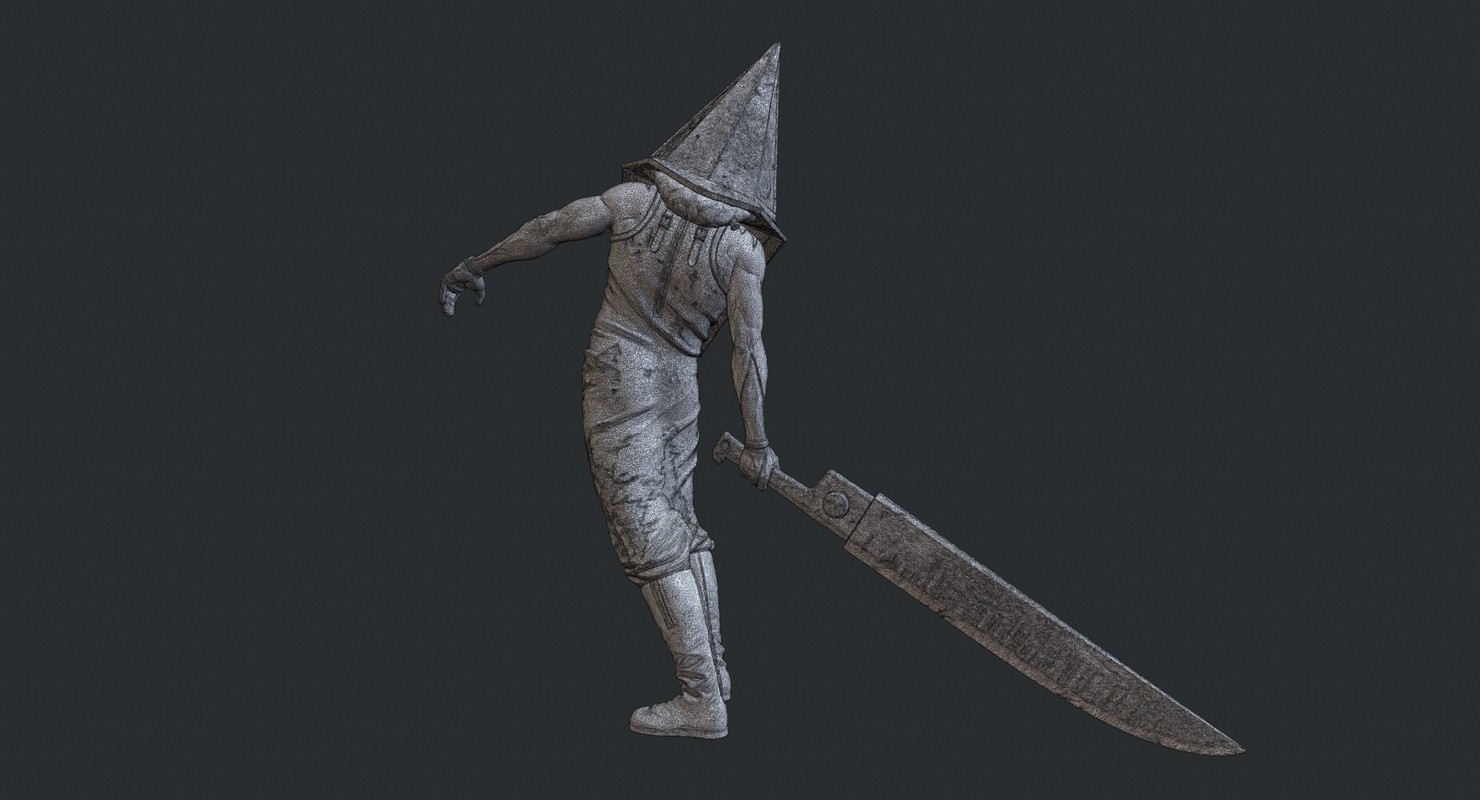 3ds max pyramid head