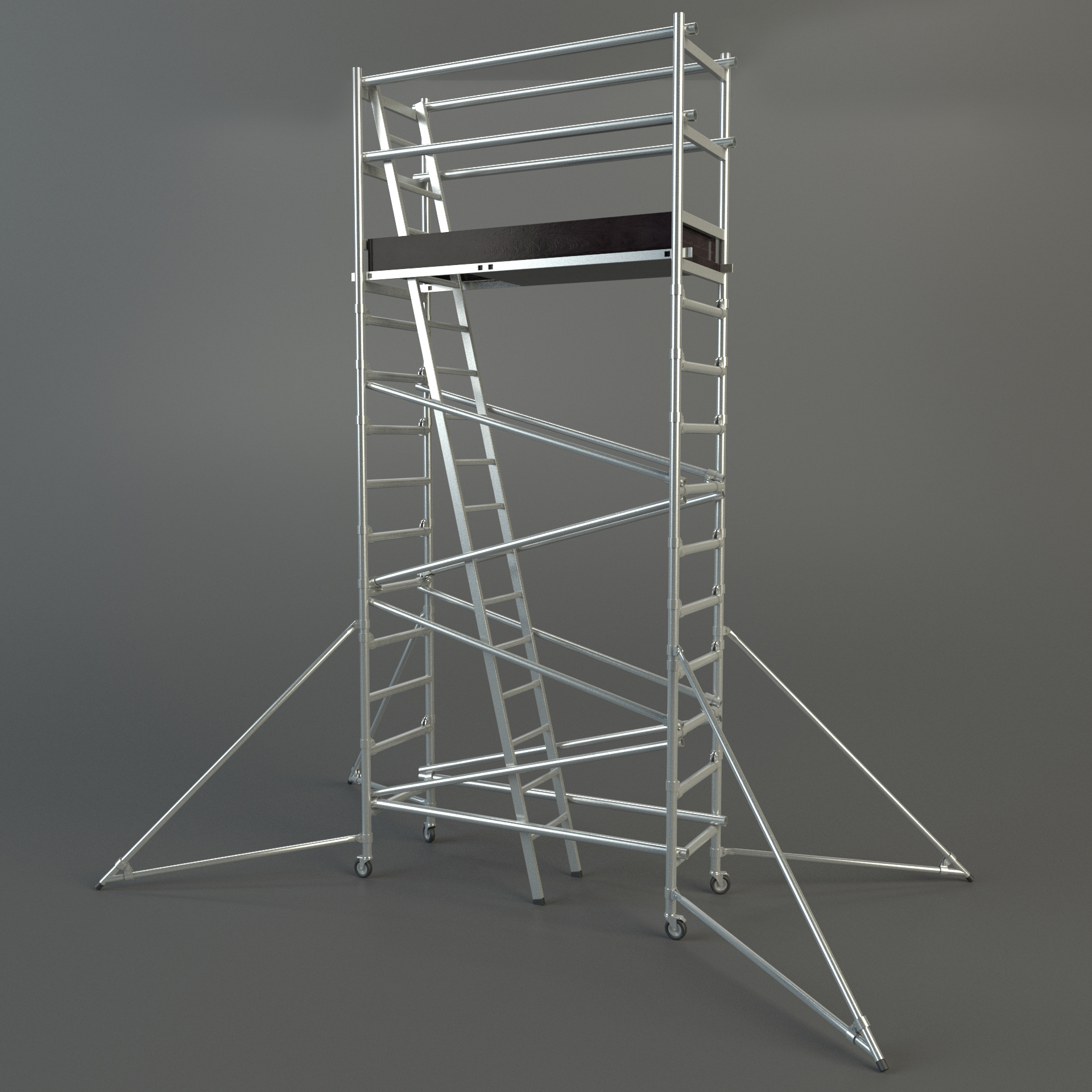 scaffold towers set 3d model