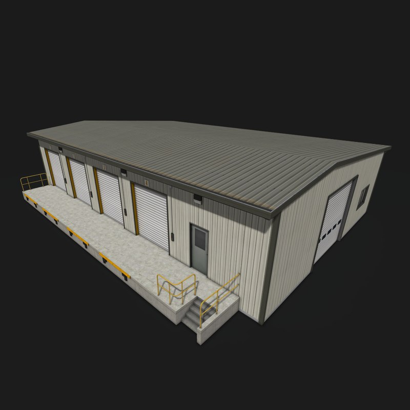 warehouse 3d model