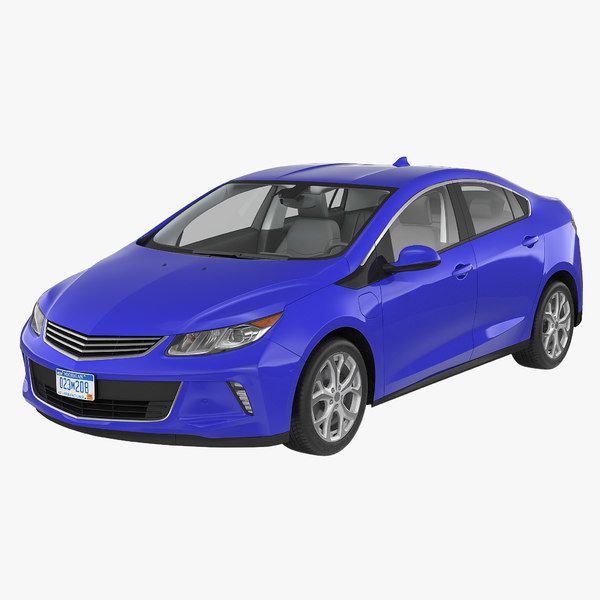 3d model of generic hybrid car simple