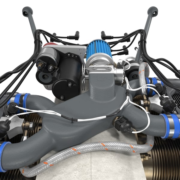 3ds piston aircraft engine ulpower