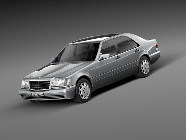 3d Model Sedan Mercedes Mercedes Benz Luxury