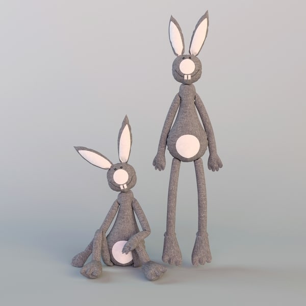toy rabbit 3d model