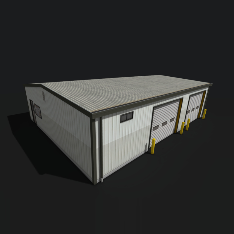 warehouse 3d max