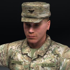 army soldier 3d model