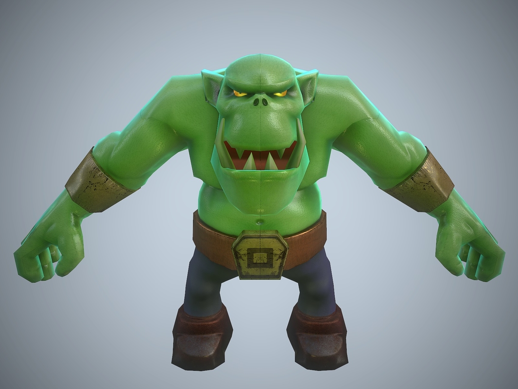 만화 오크 저병 게임 캐릭터 3D 모델 - TurboSquid 942505