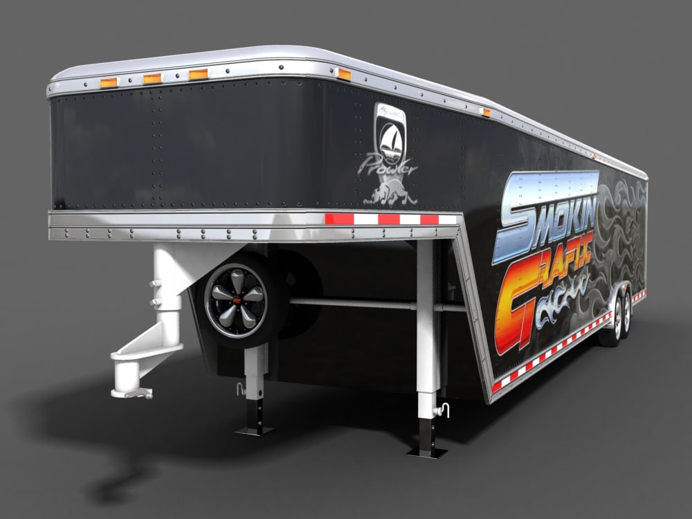 Download 3d gooseneck trailer