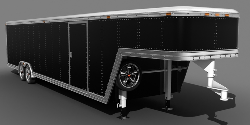 3d gooseneck trailer