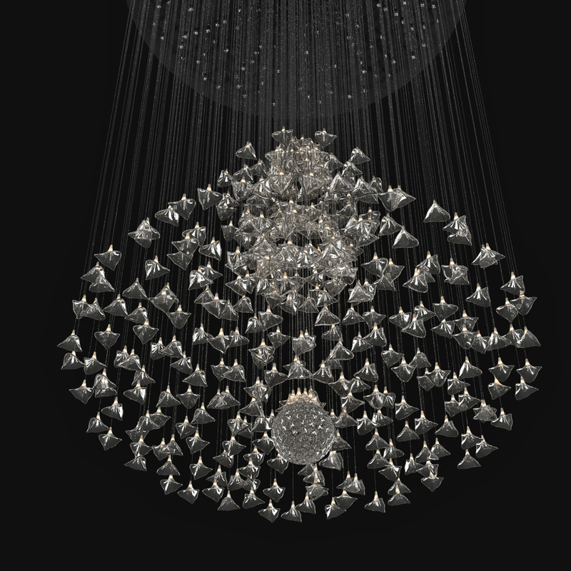 light custom chandelier 3d 3ds