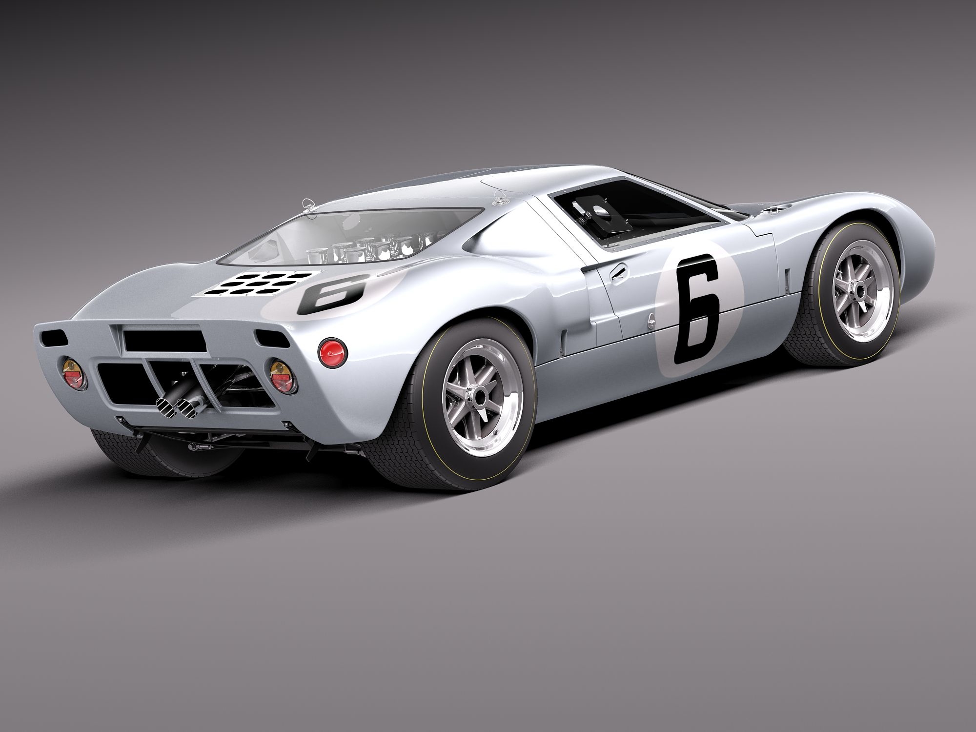 Neon Ford gt40