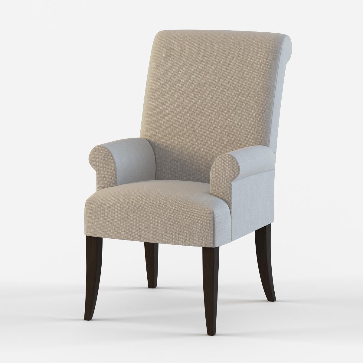 Pottery Barn Comfort Armchair 3d Model