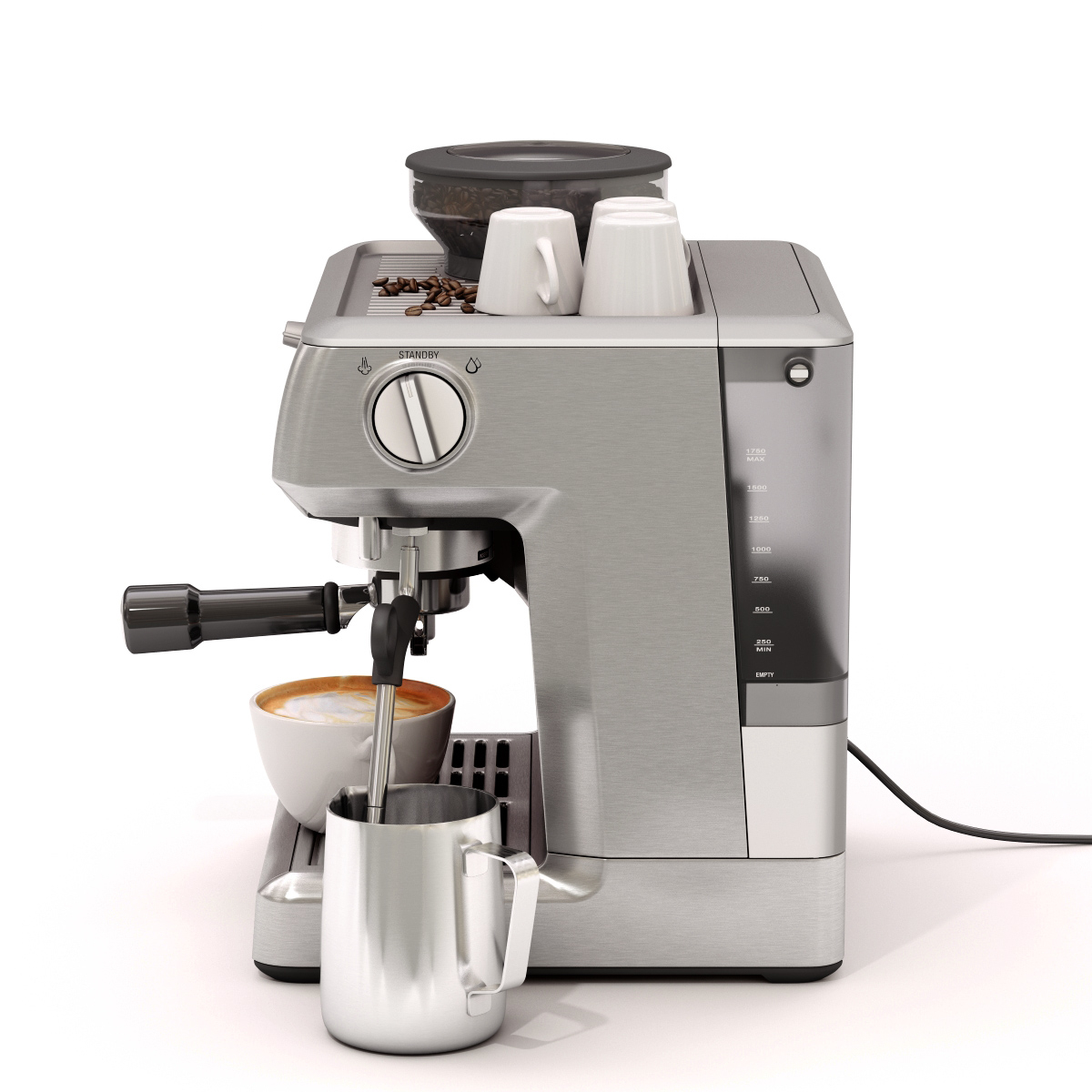 breville barista express bes870xl 3d model