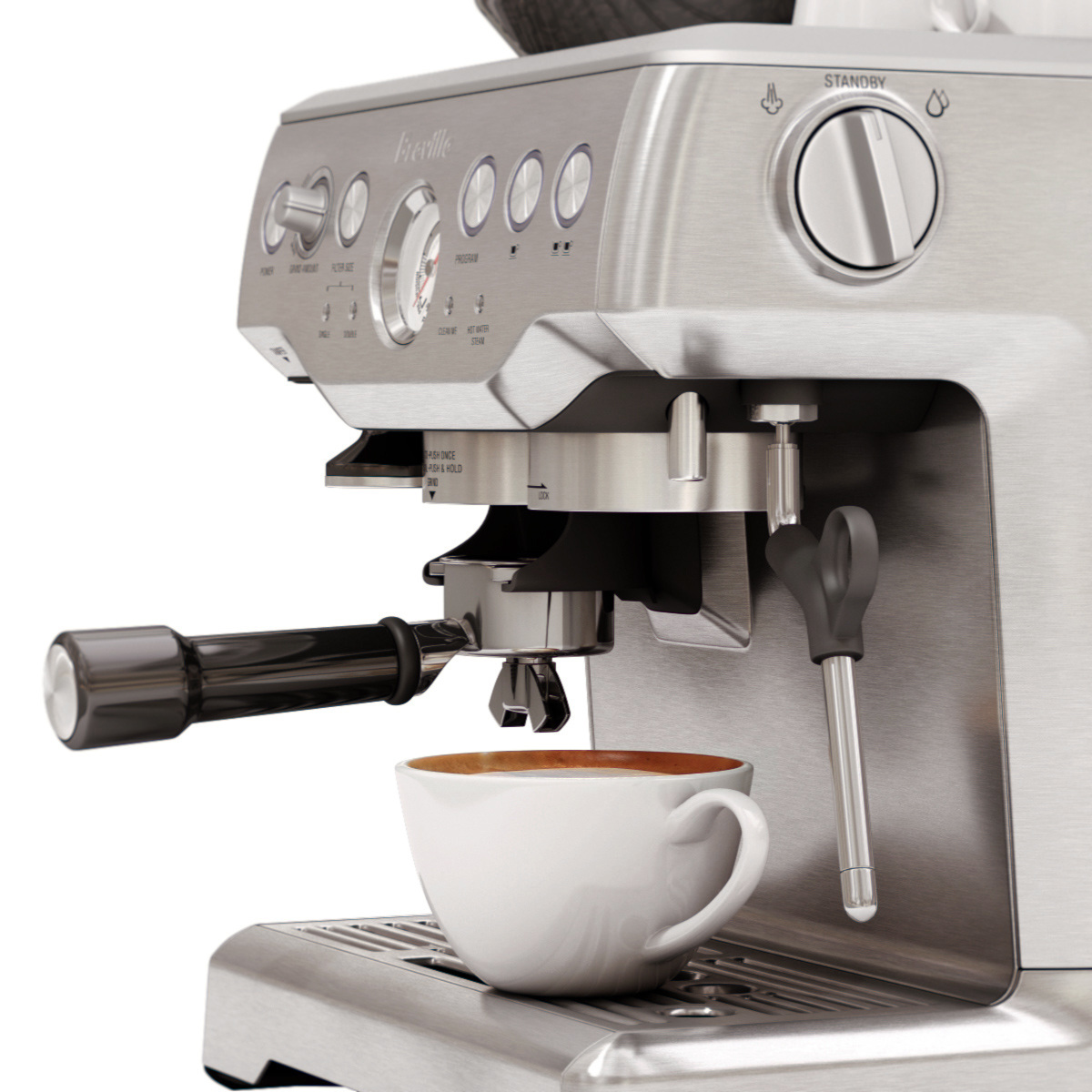 breville barista express bes870xl 3d model