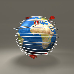 maya electrical plug globe