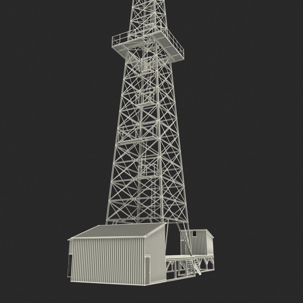 オイルデリック23Dモデル TurboSquid 943844