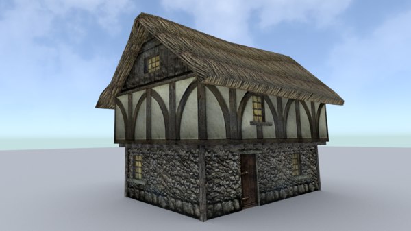 Medieval House Blender Models for Download | TurboSquid