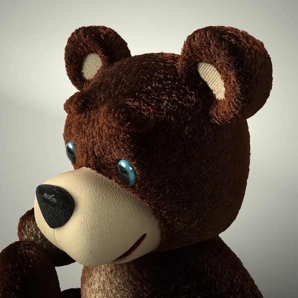 oasis teddy bear 3d