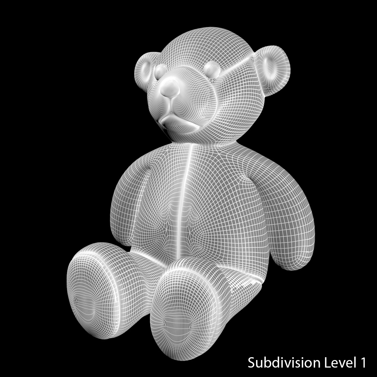 3d teddy bear