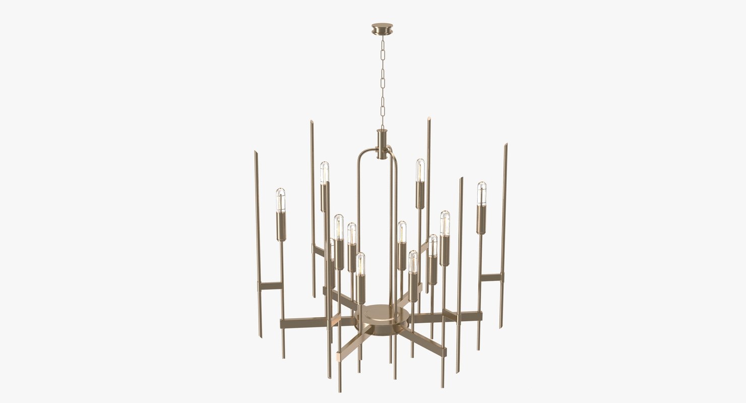 Hudson Valley Bari Chandelier 3d Model