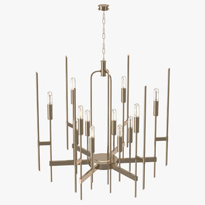 hudson valley bari chandelier 3d model