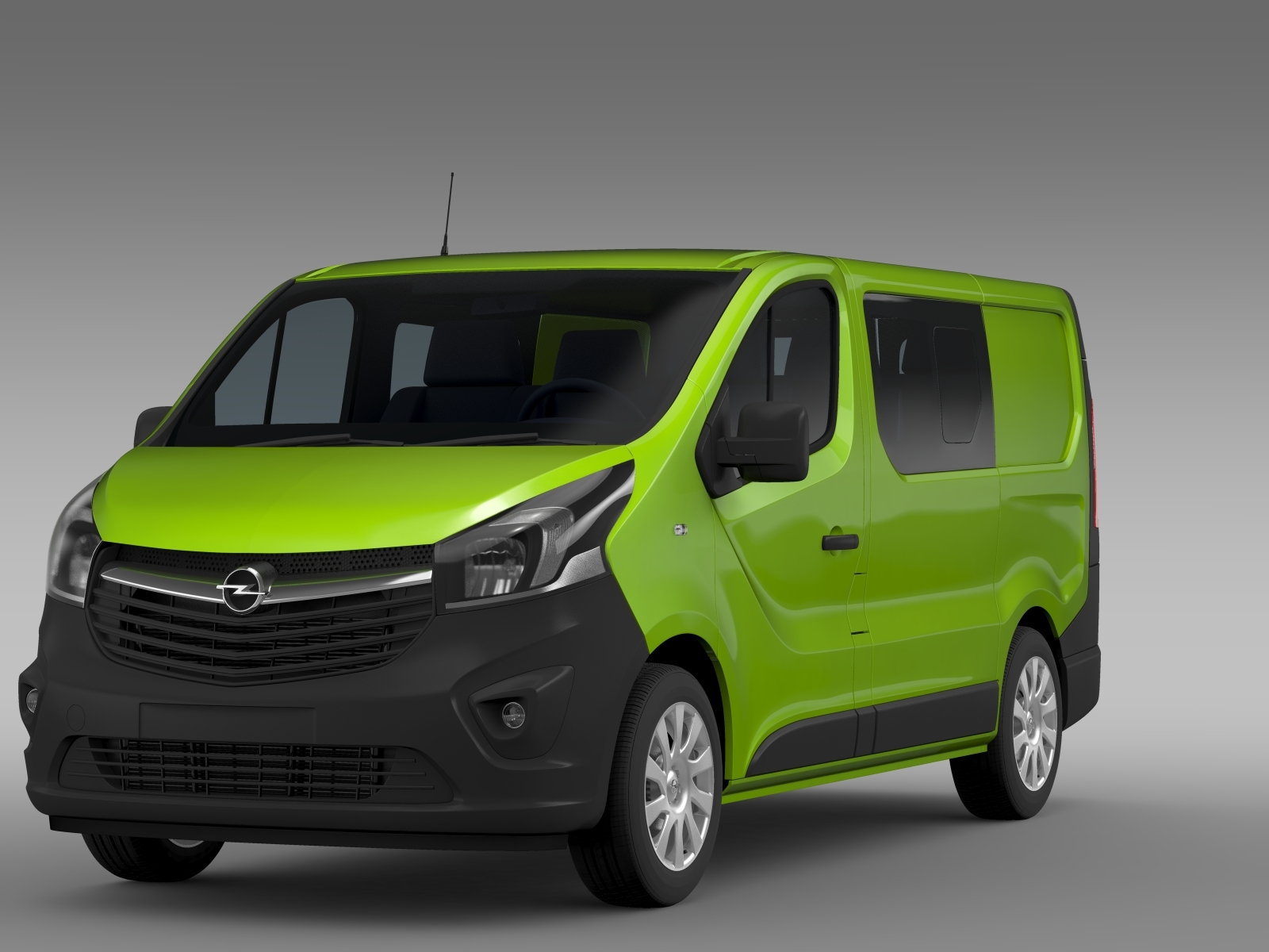 3d opel vivaro multivan ecoflex