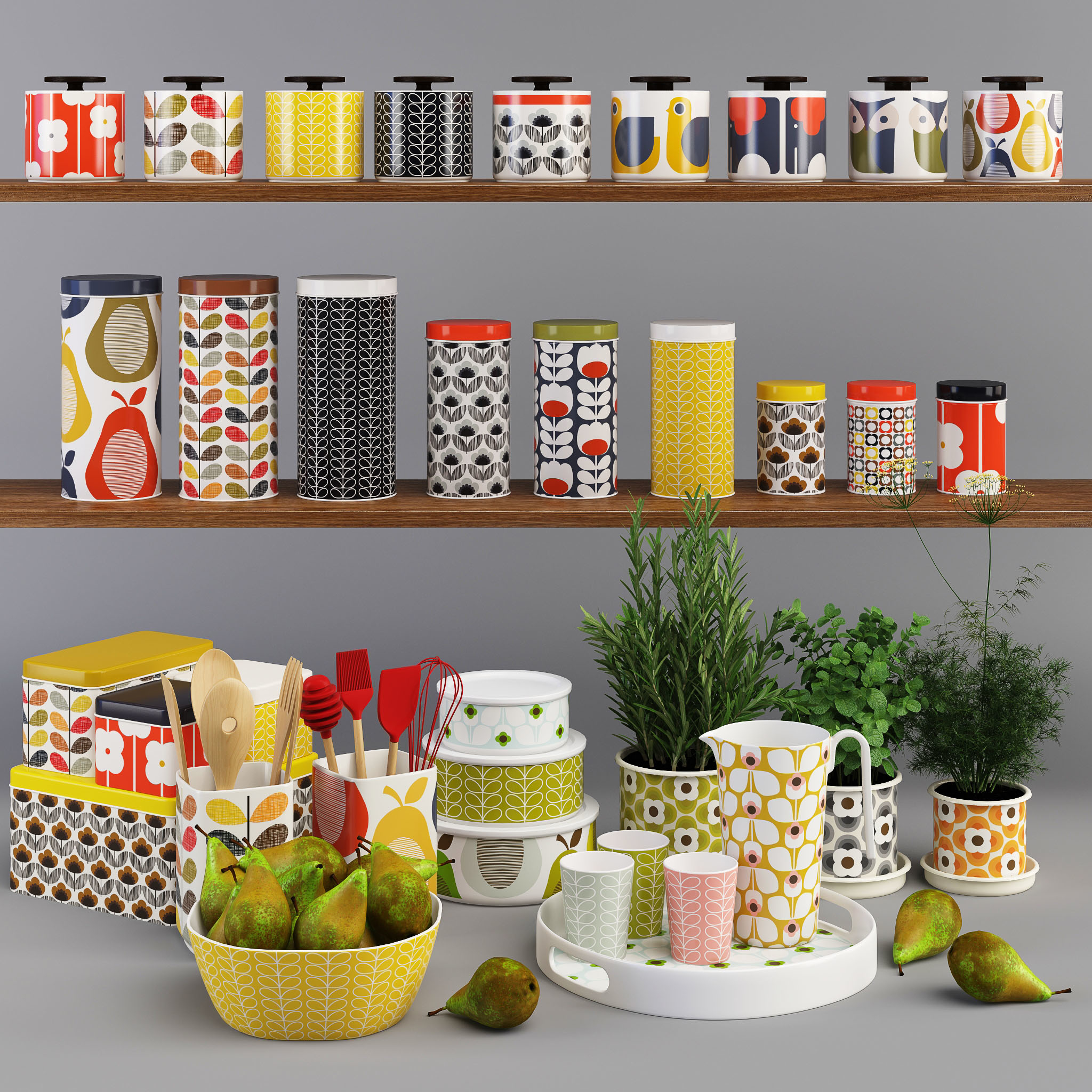 Kitchen Set Orla Kiely Kitchen Set Orla Kiely