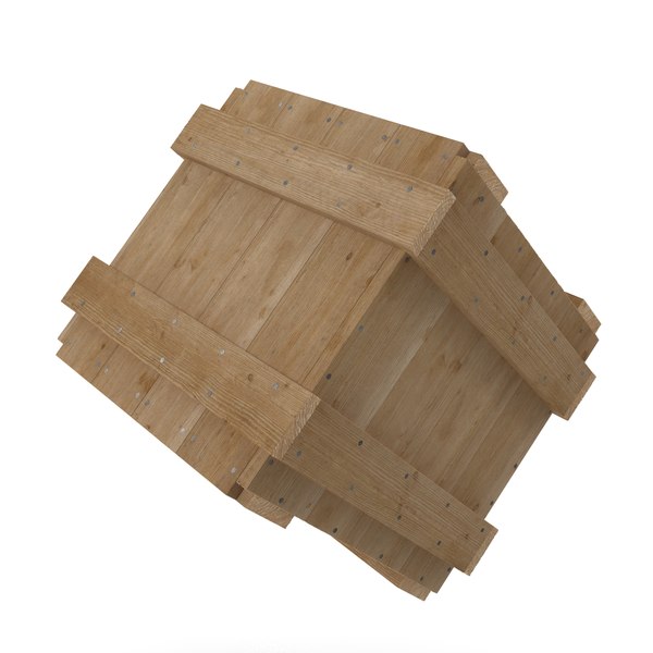 3d wood box wooden