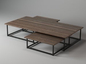 3d model flamant coffee table alvia