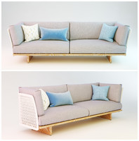 3d sofa mesh model