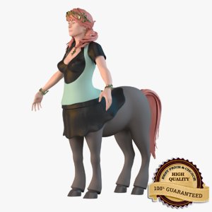 3d model female centaur